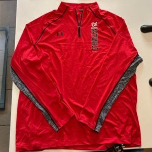 Washington Nationals 1/4 Zip Pullover Shirt